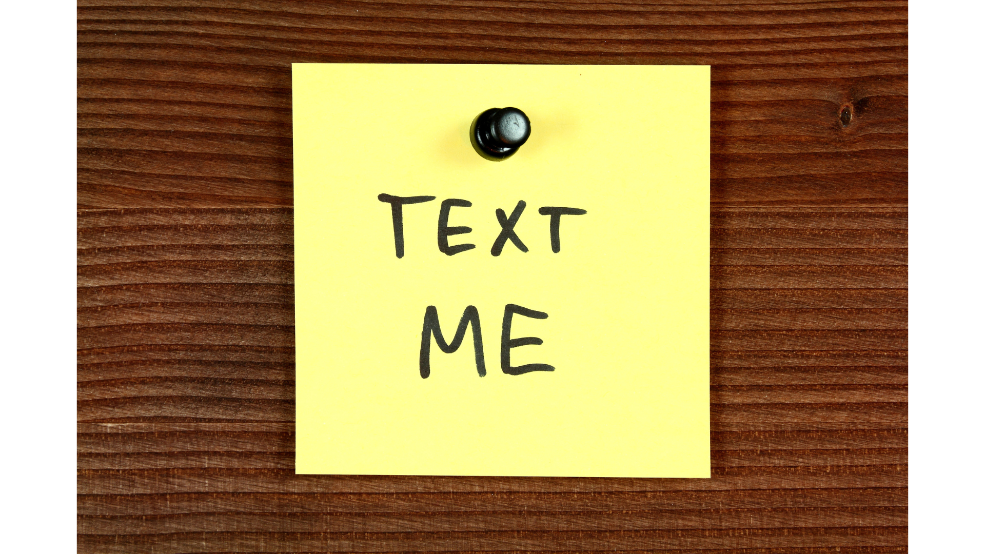 post-it "text me"