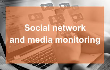 We monitor social networks and the media to keep an eye on your e-reputation and provide you with tailor-made support until the crisis is resolved.