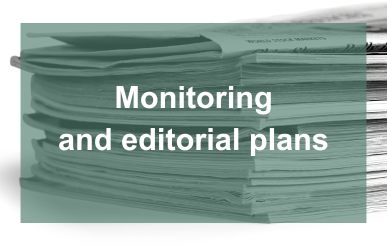 Link to the monitoring and editorial plan section